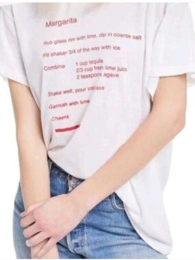Wild Fox Oversized Margarita Recipe Tee